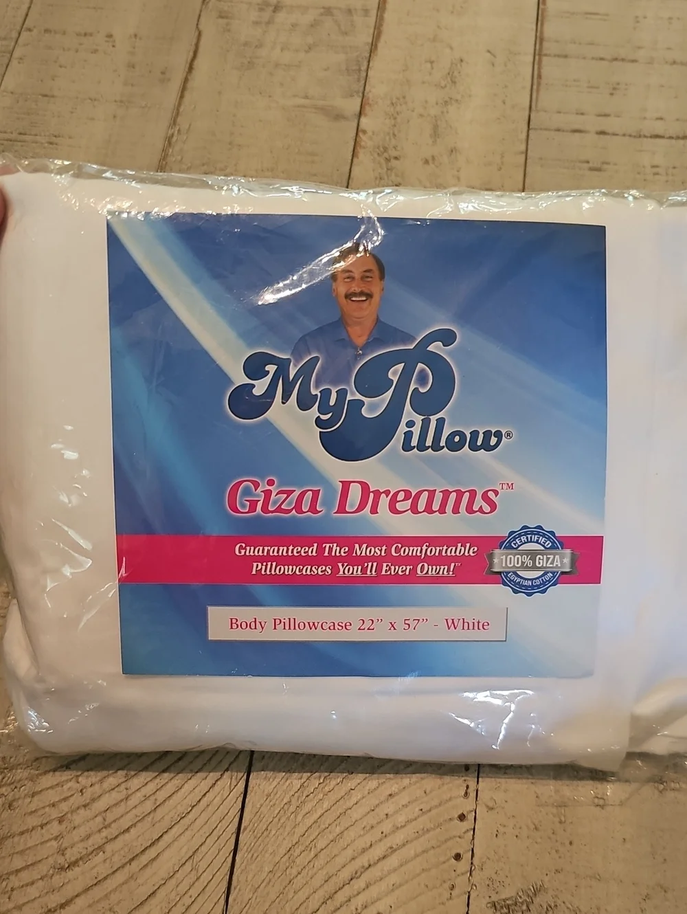MyPillow Giza Dreams White Body Pillowcase